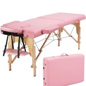 Pink Portable Massage Table